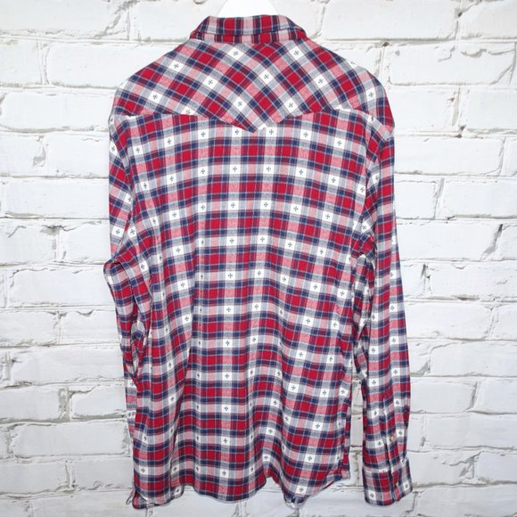 Windriver Red Plaid Western Shirt - Picture 2 of 5